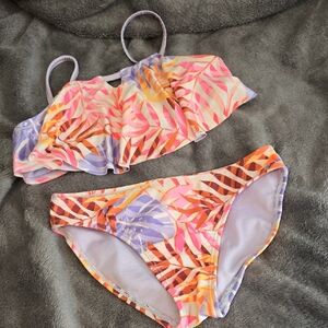 Wonder Nation Tropical Print Kids Bikini